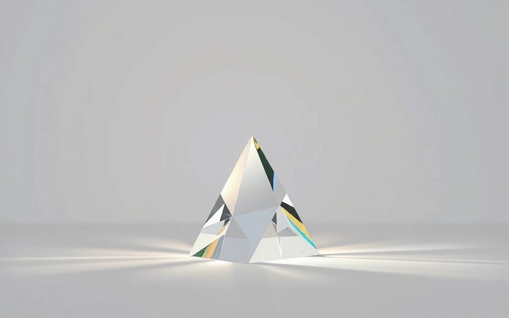 Representation of light spectrum as data breakdown