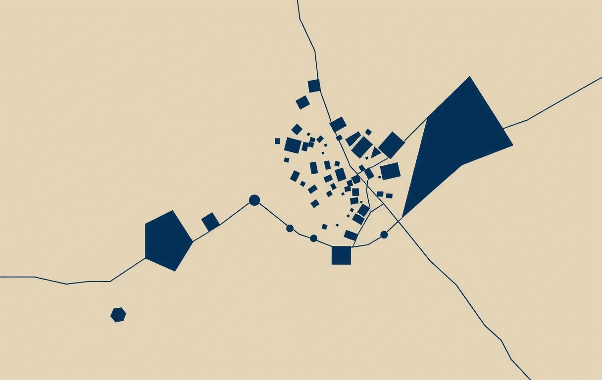 Topographical Economic Map
